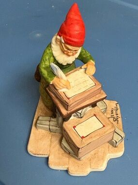 Jenny Nystrom Vintage Christmas Gnome Figurine